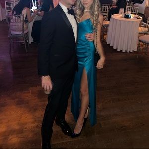 Blue Alice and Olivia Gown